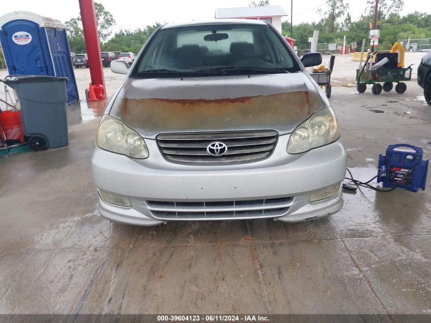 2003 Toyota Corolla S VIN: 1NXBR32E43Z044343 Lot: 39604123