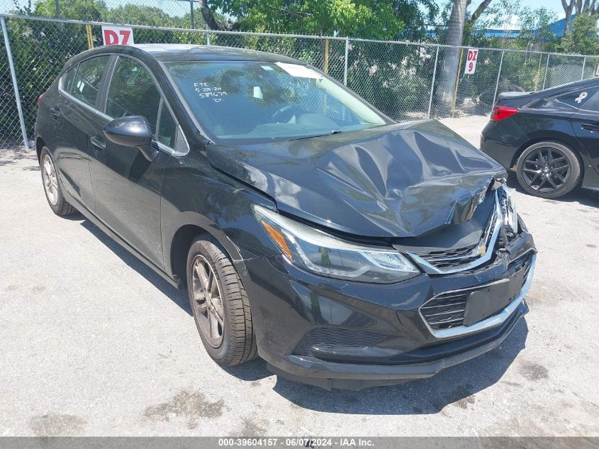 2017 Chevrolet Cruze Lt Auto VIN: 3G1BE6SMXHS589679 Lot: 39604157