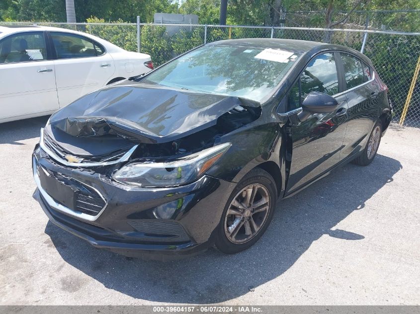 2017 Chevrolet Cruze Lt Auto VIN: 3G1BE6SMXHS589679 Lot: 39604157