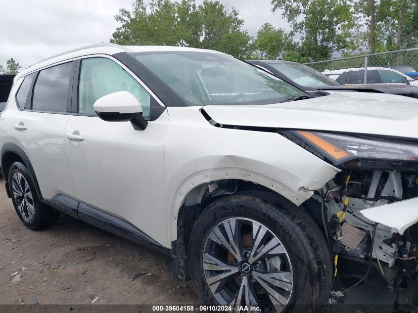 2022 Nissan Rogue Sv Intelligent Awd VIN: 5N1BT3BB3NC707143 Lot: 39604158