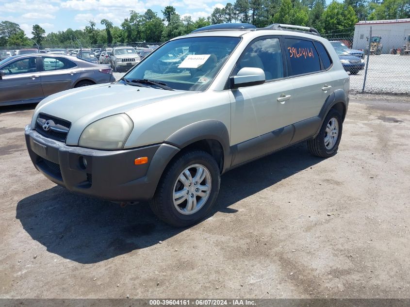 2006 Hyundai Tucson Gls/Limited VIN: KM8JN12DX6U367979 Lot: 39604161