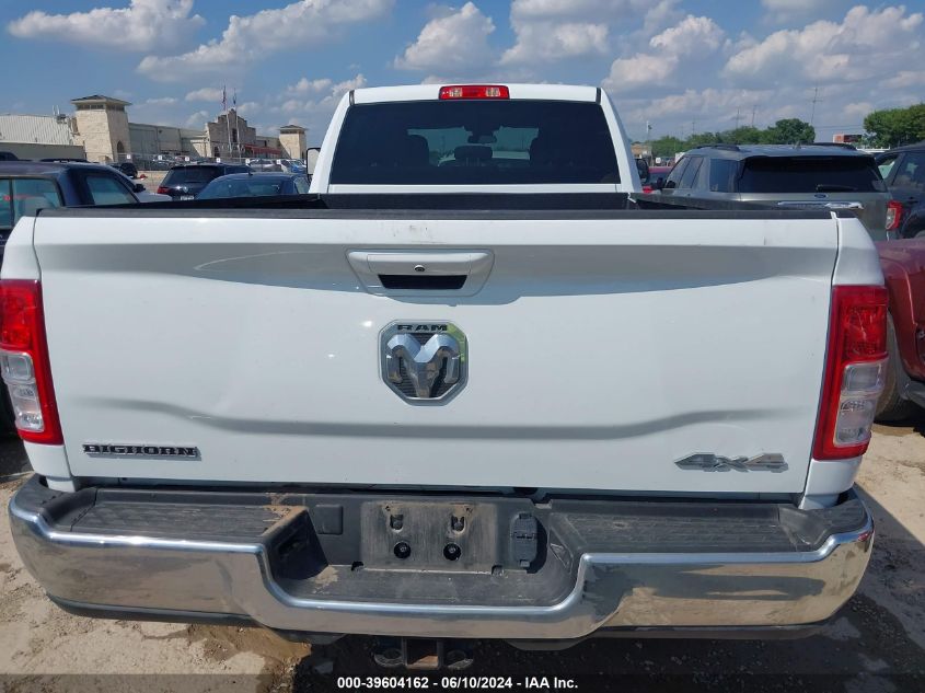 2022 Ram 2500 Big Horn/Lone Star VIN: 3C6UR5JL2NG365500 Lot: 39604162