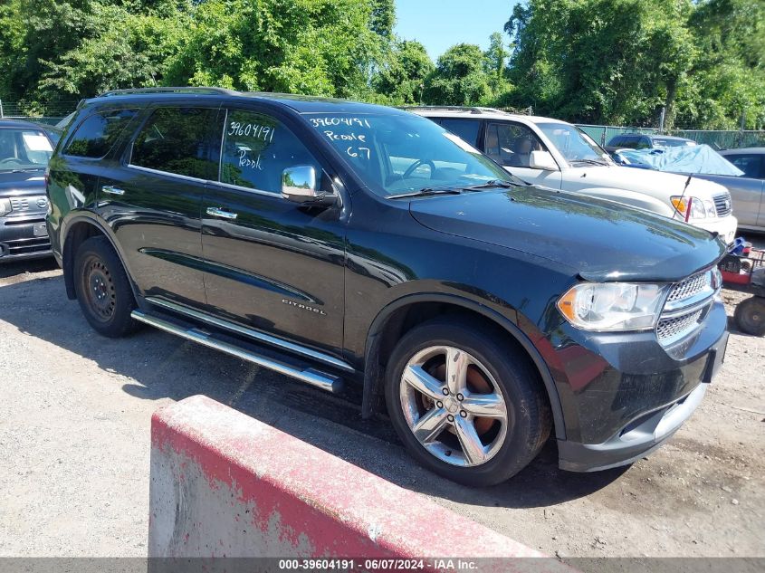 2013 Dodge Durango Citadel VIN: 1C4SDJET6DC637923 Lot: 39604191