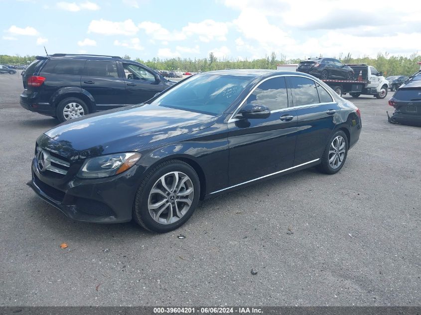 2018 Mercedes-Benz C 300 VIN: 55SWF4JB8JU246571 Lot: 39604201