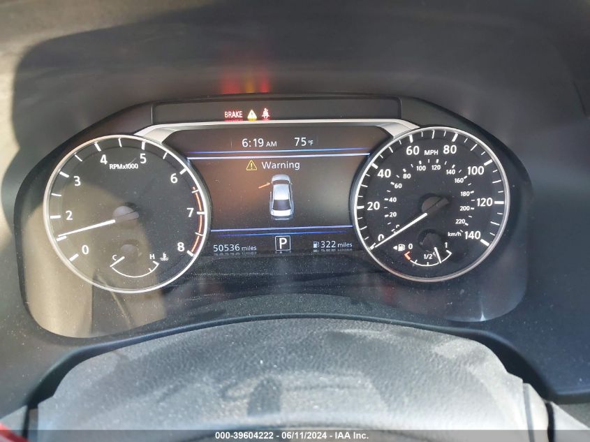 2022 Nissan Altima Sr VIN: 1N4BL4CV4NN303989 Lot: 39604222