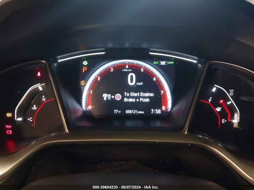 2020 Honda Civic Sport VIN: 2HGFC2F85LH525566 Lot: 39604230