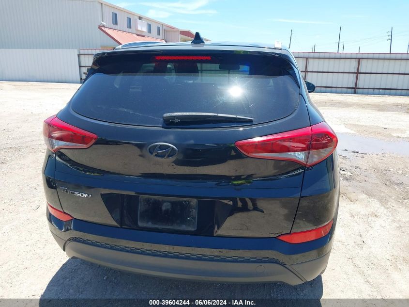 2018 Hyundai Tucson Sel VIN: KM8J33A42JU706181 Lot: 39604244