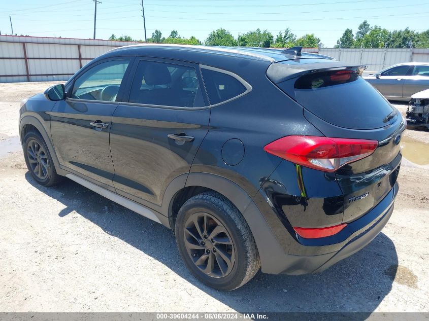 2018 Hyundai Tucson Sel VIN: KM8J33A42JU706181 Lot: 39604244