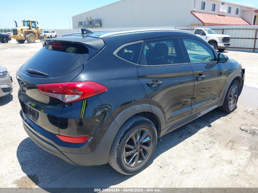 2018 Hyundai Tucson Sel VIN: KM8J33A42JU706181 Lot: 39604244