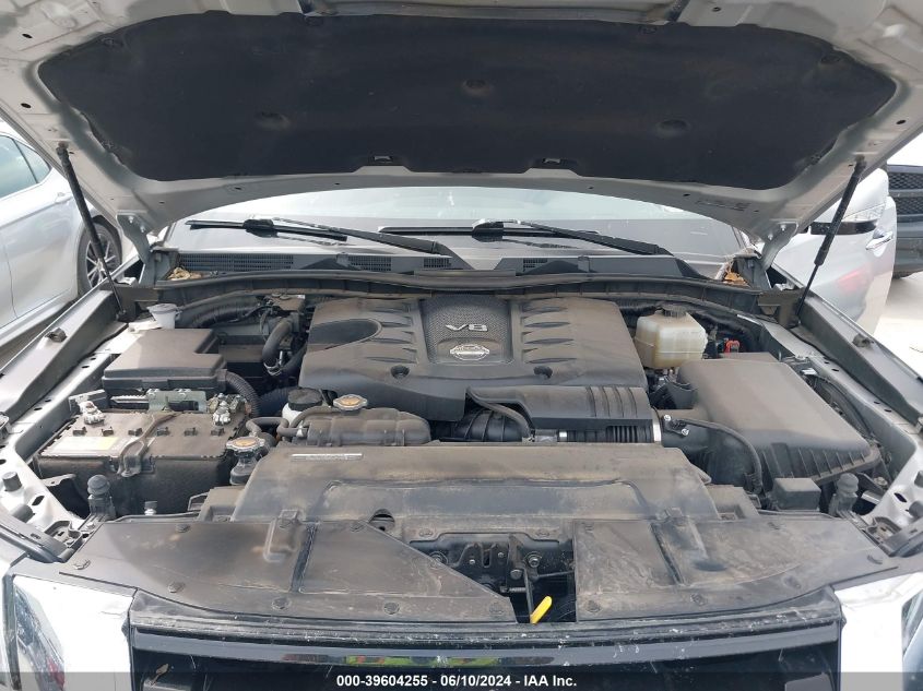 2022 Nissan Armada Sv 4Wd VIN: JN8AY2AD3N9678131 Lot: 39604255