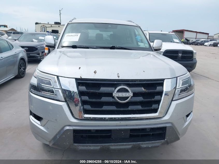 2022 Nissan Armada Sv 4Wd VIN: JN8AY2AD3N9678131 Lot: 39604255