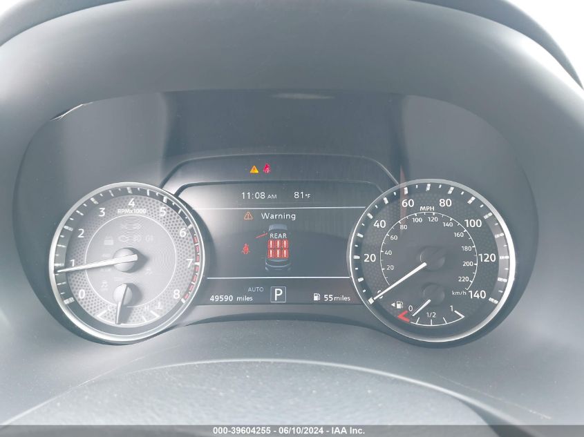 2022 Nissan Armada Sv 4Wd VIN: JN8AY2AD3N9678131 Lot: 39604255