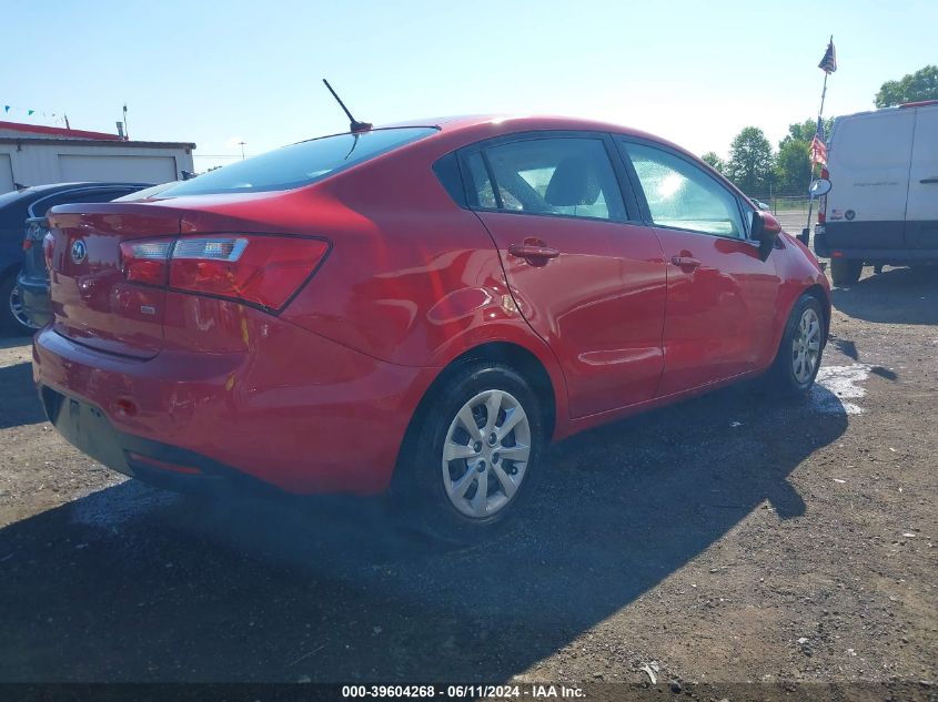 2013 Kia Rio Lx VIN: KNADM4A3XD6176091 Lot: 39604268