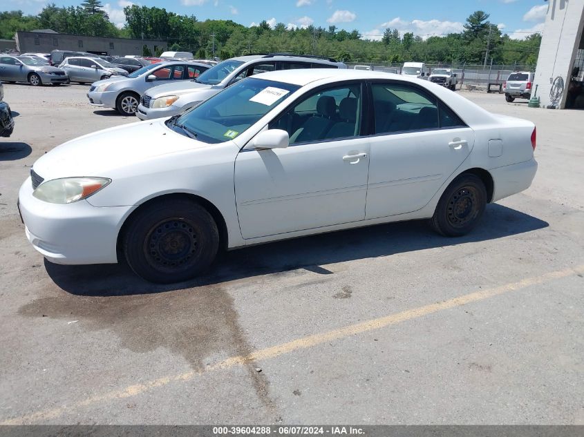 2004 Toyota Camry Le VIN: 4T1BE32K54U289042 Lot: 39604288