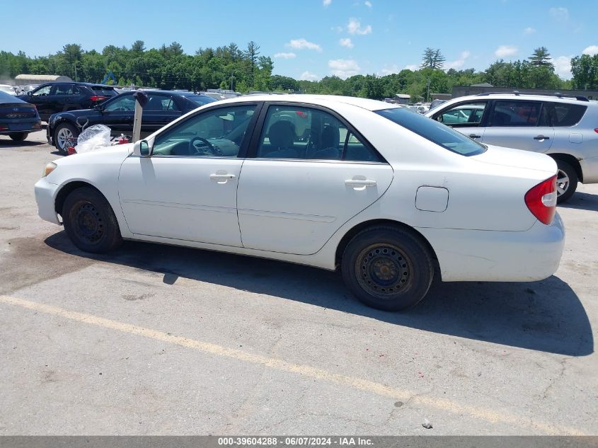 2004 Toyota Camry Le VIN: 4T1BE32K54U289042 Lot: 39604288