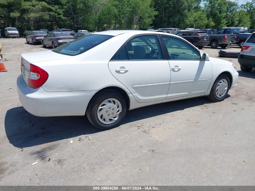 2004 Toyota Camry Le VIN: 4T1BE32K54U289042 Lot: 39604288