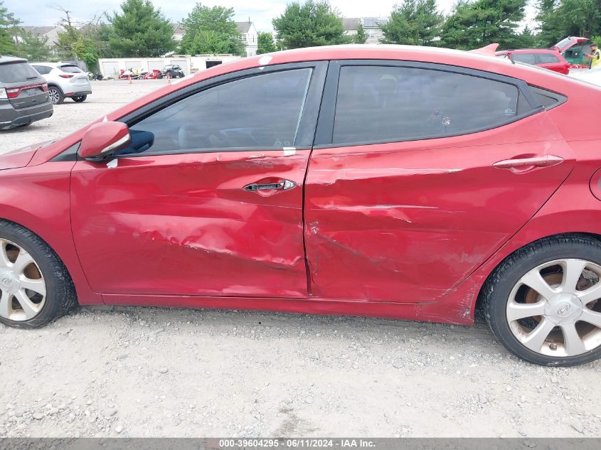 2013 Hyundai Elantra Limited VIN: 5NPDH4AEXDH449626 Lot: 39604295