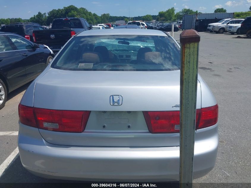 2005 Honda Accord 2.4 Lx VIN: 1HGCM56495A140883 Lot: 39604316