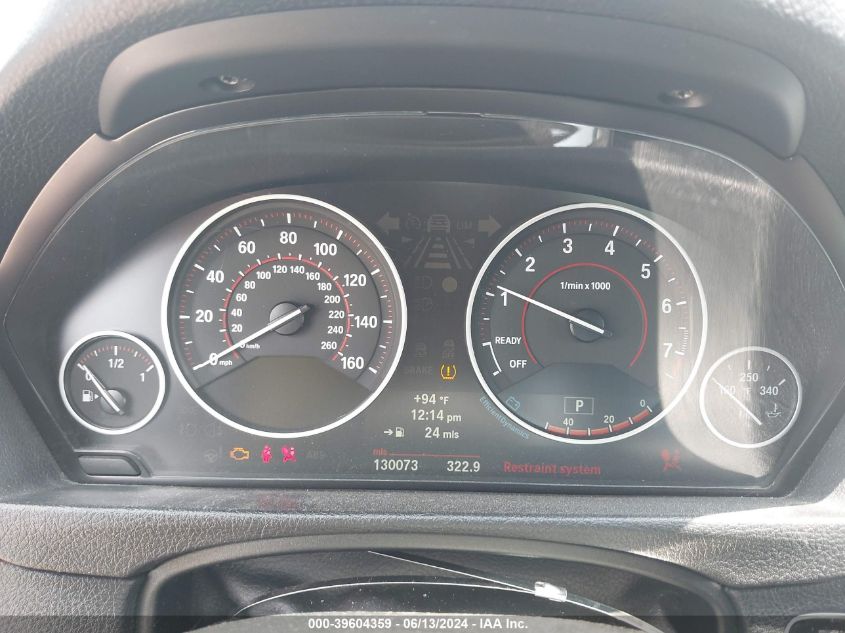 2012 BMW 335I VIN: WBA3A9C50CFX59848 Lot: 39604359