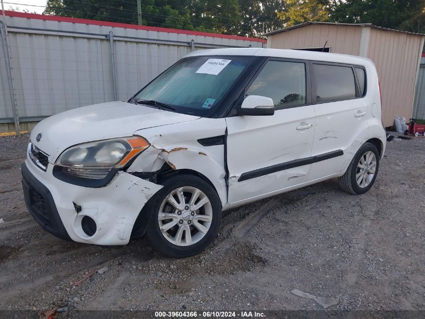 2012 Kia Soul + VIN: KNDJT2A65C7465637 Lot: 39604366