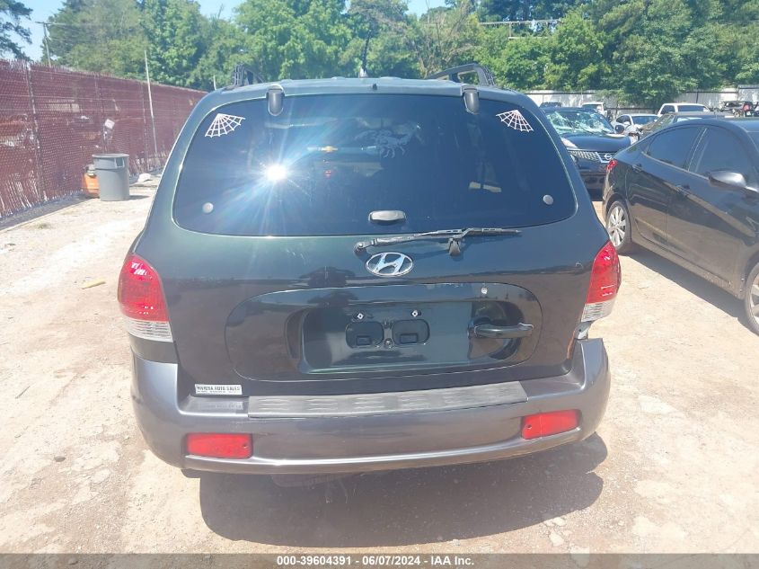 2006 Hyundai Santa Fe Gls VIN: KM8SC13D96U099693 Lot: 39604391