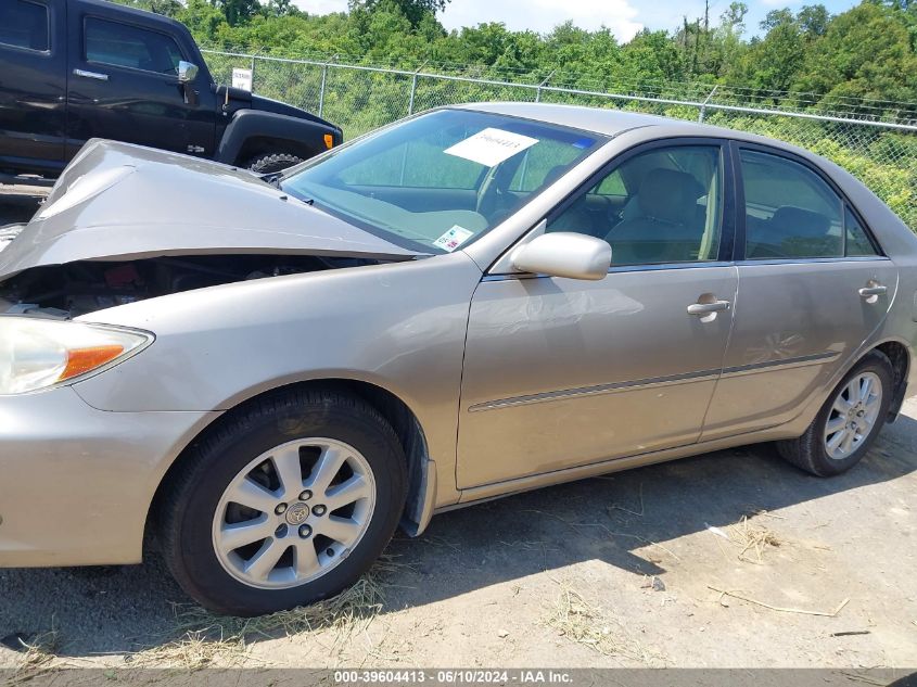 2003 Toyota Camry Xle V6 VIN: JTDBF30K530102280 Lot: 39604413