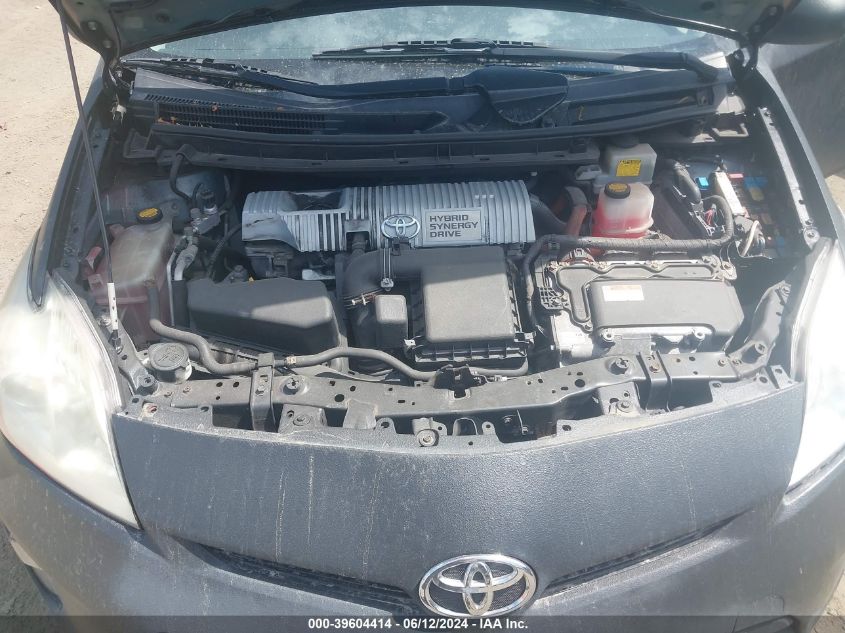 2013 Toyota Prius Two VIN: JTDKN3DUXD1642234 Lot: 39604414