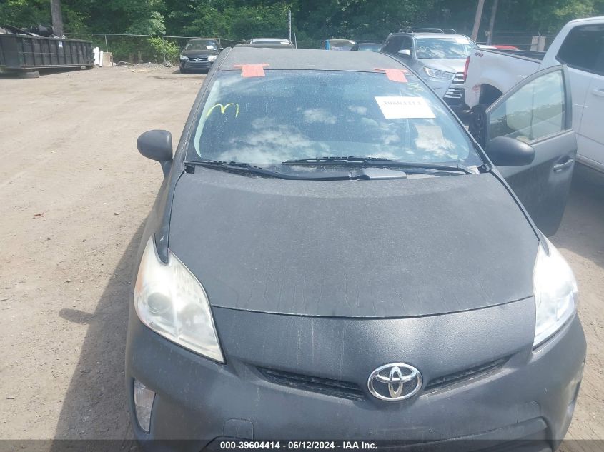 2013 Toyota Prius Two VIN: JTDKN3DUXD1642234 Lot: 39604414