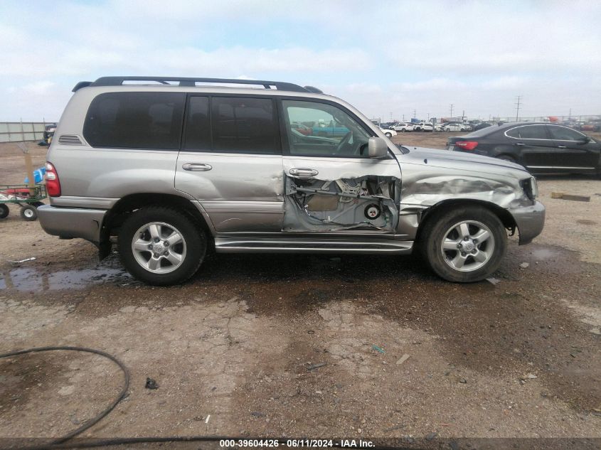 2004 Toyota Land Cruiser VIN: JTEHT05J842057676 Lot: 39604426