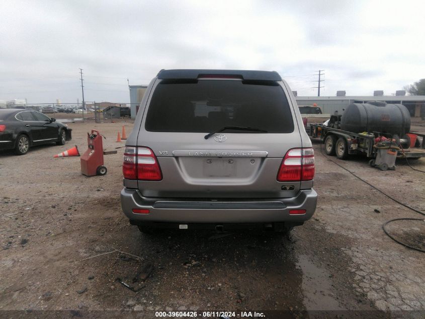 2004 Toyota Land Cruiser VIN: JTEHT05J842057676 Lot: 39604426