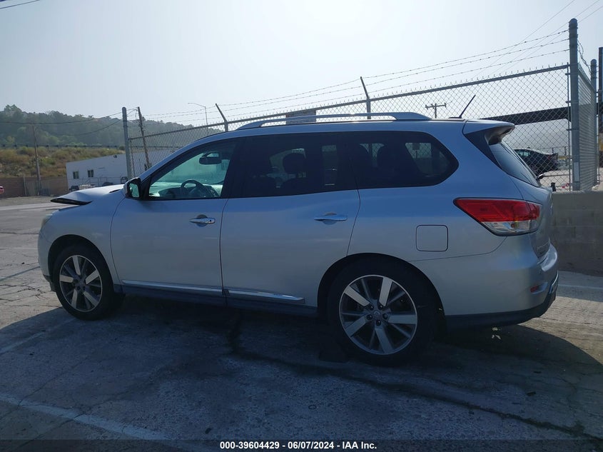 2014 Nissan Pathfinder Platinum VIN: 5N1AR2MM7EC625709 Lot: 39604429
