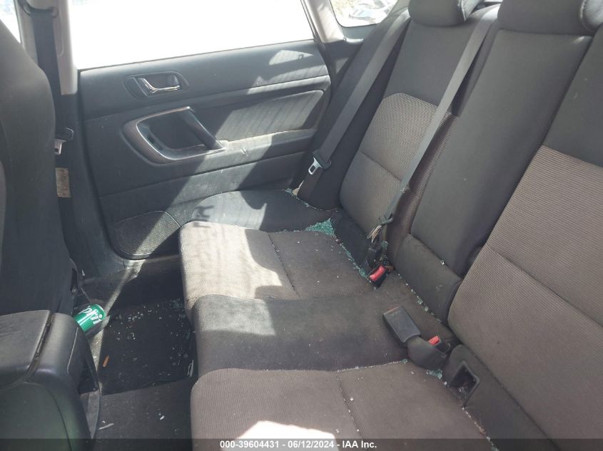 2007 Subaru Legacy 2.5I VIN: 4S3BL616377209028 Lot: 39604431