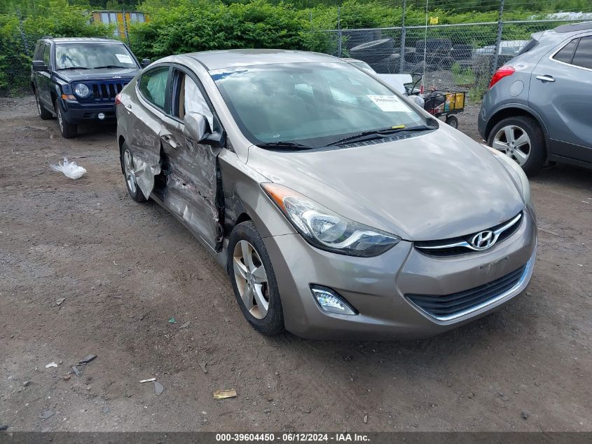 2013 Hyundai Elantra Gls VIN: 5NPDH4AE9DH271465 Lot: 39604450