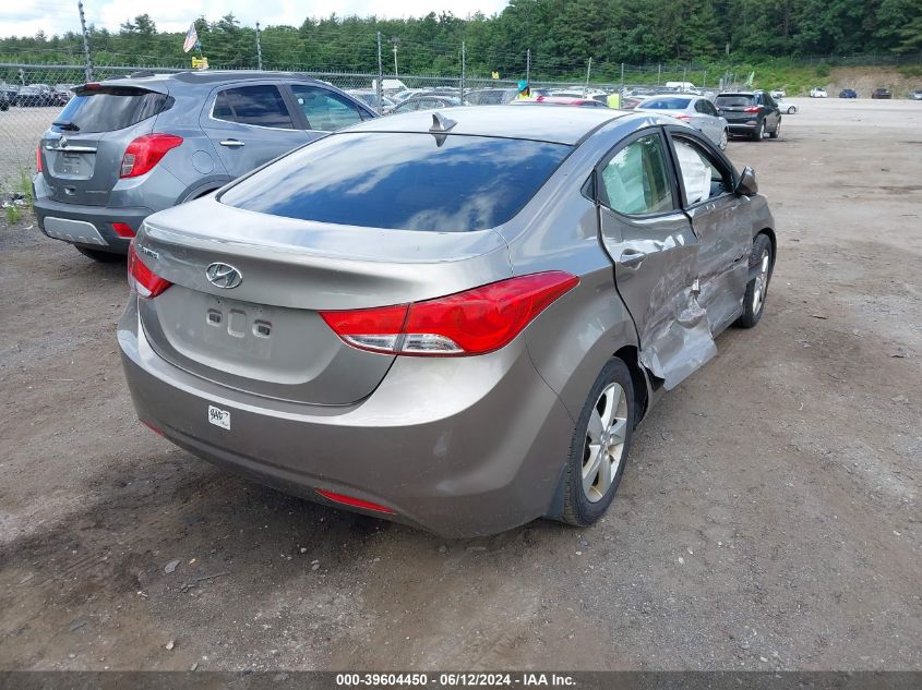 2013 Hyundai Elantra Gls VIN: 5NPDH4AE9DH271465 Lot: 39604450