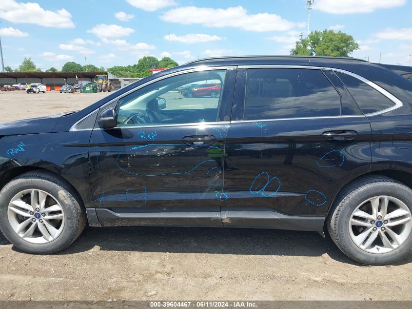 2017 Ford Edge Sel VIN: 2FMPK4J91HBB03186 Lot: 39604467