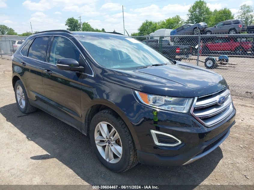 2017 Ford Edge Sel VIN: 2FMPK4J91HBB03186 Lot: 39604467