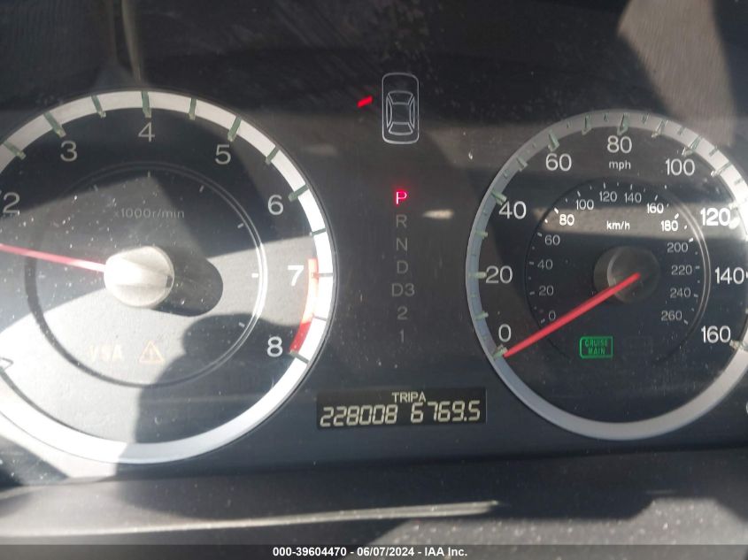 2010 Honda Accord Lx VIN: 1HGCP2F3XAA138647 Lot: 39604470