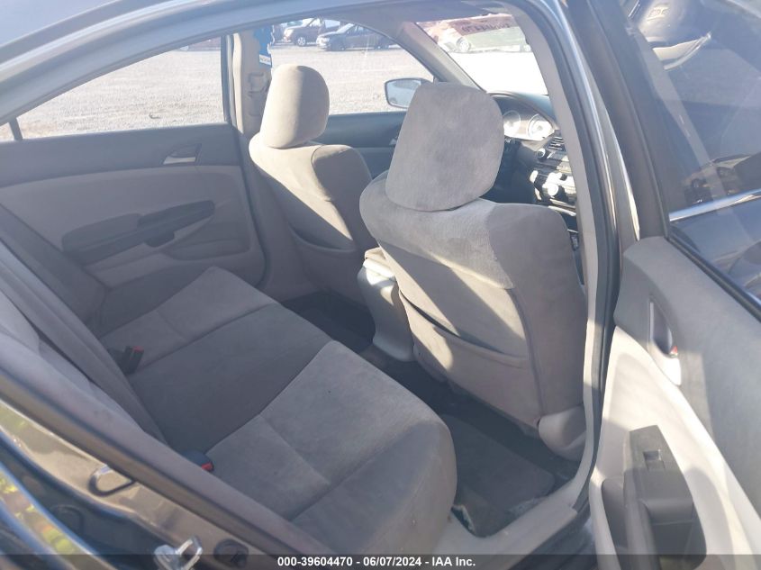 2010 Honda Accord Lx VIN: 1HGCP2F3XAA138647 Lot: 39604470