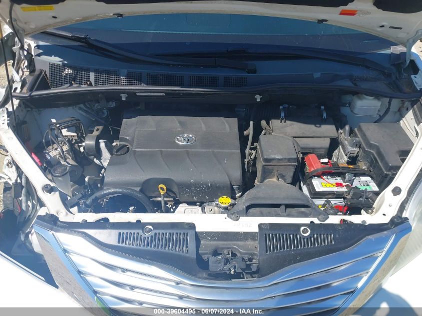 2011 Toyota Sienna Limited V6 VIN: 5TDYK3DC0BS131674 Lot: 39604495