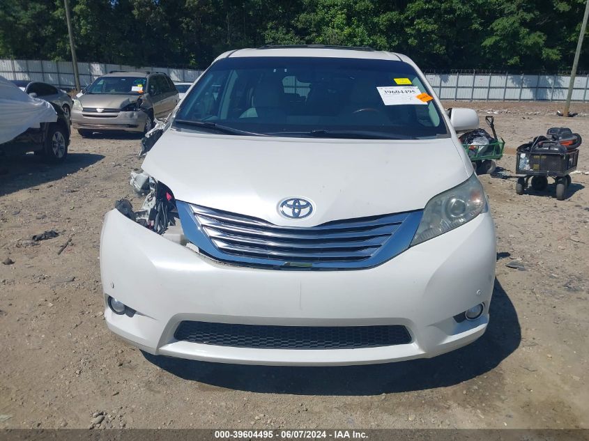 2011 Toyota Sienna Limited V6 VIN: 5TDYK3DC0BS131674 Lot: 39604495