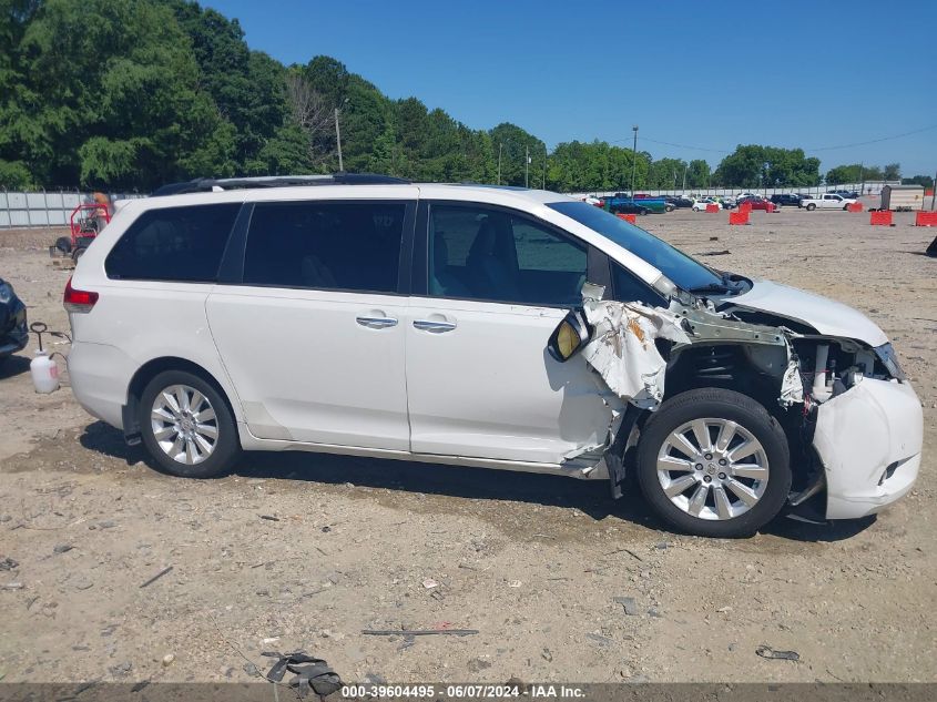 2011 Toyota Sienna Limited V6 VIN: 5TDYK3DC0BS131674 Lot: 39604495
