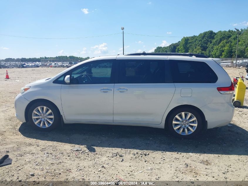 2011 Toyota Sienna Limited V6 VIN: 5TDYK3DC0BS131674 Lot: 39604495