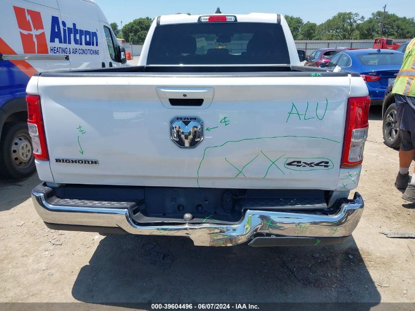 2022 Ram 1500 Big Horn Quad Cab 4X4 6'4 Box VIN: 1C6RRFBG9NN480874 Lot: 39604496