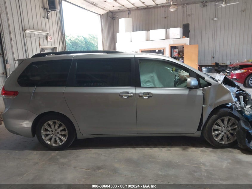 2011 Toyota Sienna Limited V6 VIN: 5TDYK3DC4BS095472 Lot: 39604503
