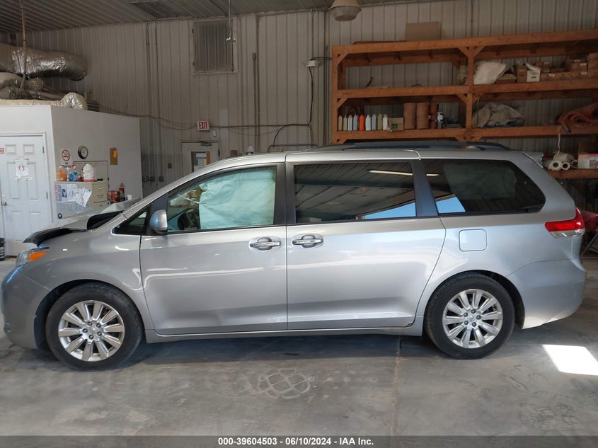 2011 Toyota Sienna Limited V6 VIN: 5TDYK3DC4BS095472 Lot: 39604503