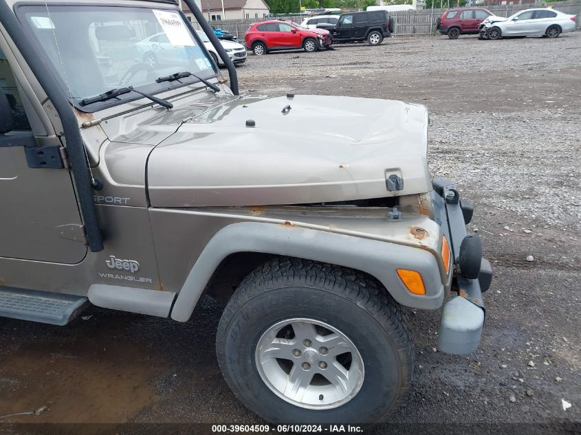 2006 Jeep Wrangler Sport VIN: 1J4FA49S46P770103 Lot: 39604509