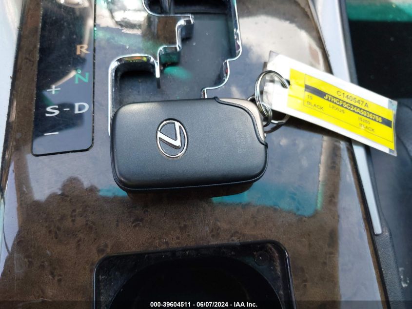 2010 Lexus Is 250 VIN: JTHCF5C24A5036766 Lot: 39604511