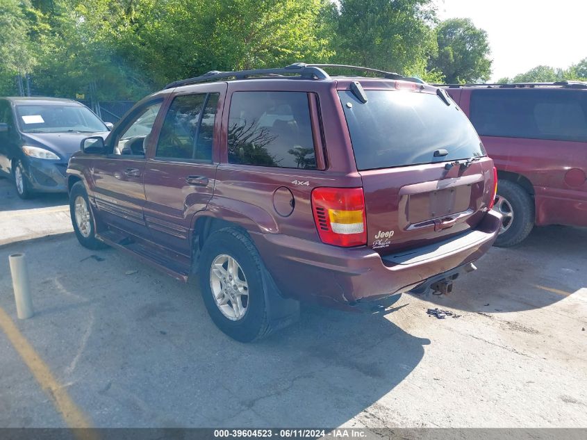 1999 Jeep Grand Cherokee Limited VIN: 1J4GW68N3XC585787 Lot: 39604523