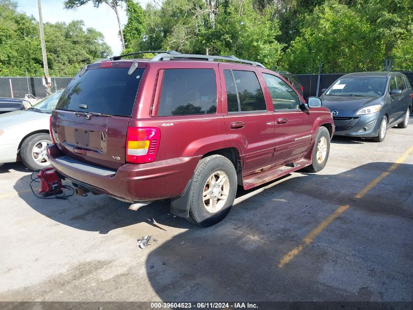 1999 Jeep Grand Cherokee Limited VIN: 1J4GW68N3XC585787 Lot: 39604523