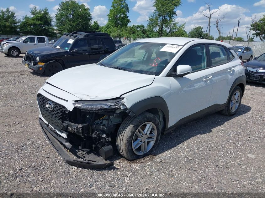 2021 Hyundai Kona Se VIN: KM8K12AA1MU642844 Lot: 39604545